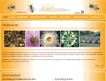 Tablet Screenshot of apiculturagalega.org